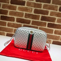 Gucci Laminated Leather Small Shoulder Bag