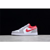 Air Jordan 1 Low SE Light Smoke Grey Gym Red DC6991-016