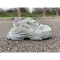 Balenciaga Triple S Clear Sole Grey 