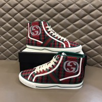 Gucci Tennis 1977 high-top grosgrain trim sneakers