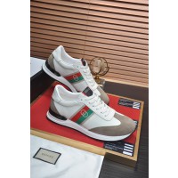 Gucci White With GG Logo Web Shoes