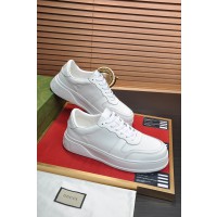 Gucci White Leather Sneakers