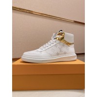 Louis Vuitton Rivoli white sneaker boot