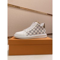 Louis Vuitton LV Monogran White High Top Sneakers