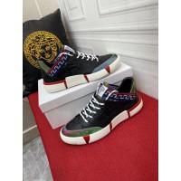 Versace Black Low Top Sneakers