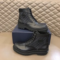 Dior Explorer Ankle Boot Black Smooth