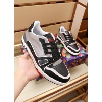 Louis Vuitton LV Trainer Sneaker Low Black Grey