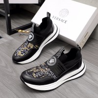 Versace Flower Black Shoes