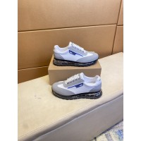Prada Grey White Sneakers