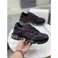 Prada Black Red Shoes