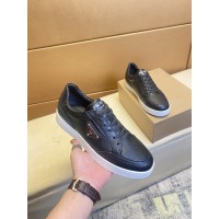 Prada Downtown brushed leather sneakers
