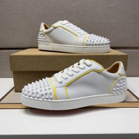 Christian Louboutin Viera 2 trainers white yellow sneakers