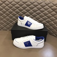 Prada White Blue Sneakers