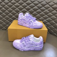 Louis Vuitton Trainer Monogram Purple Sneaker