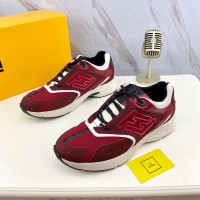 Fendi Dark Red Faster sneakers