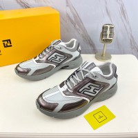 Fendi Nylon Grey Faster sneakers