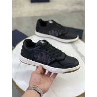 Dior B27 Black Smooth Calfskin Oblique Galaxy Leather