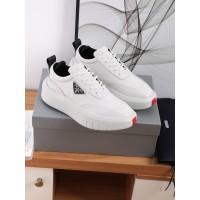 Prada White Leather Shoes