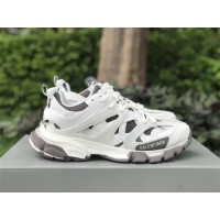 Balenciaga Track Sneaker in Off-White and Dark Grey mesh and nylon