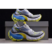 Balenciaga 10XL Sneaker in white, yellow and blue mesh, TPU and rubber