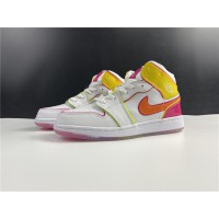 Air Jordan 1 Mid SE GS Edge Glow