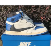 Travis Scott x Fragment x Air Jordan 1 High OG "Military Blue"