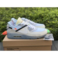 2018 OFF-WHITE X Nike Air Max 90 White AA7293-100