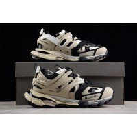 Balenciaga Track Sneaker in beige and black mesh and nylon