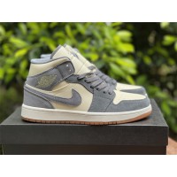 Air Jordan 1 Mid SE Coconut Milk Particle Grey (2022)