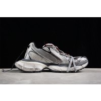 Balenciaga’s 3XL Sneaker in grey silver mesh and polyurethane