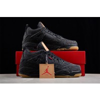 Air Jordan 4 x Levi's Denim Black