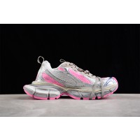 Balenciaga’s 3XL Sneaker in grey silver, pink mesh and polyurethane