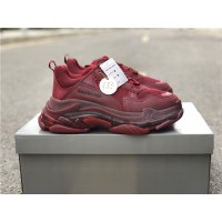 Balenciaga Triple S Red Wine