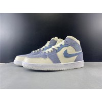 Air Jordan 1 Mid Mixed Textures Blue