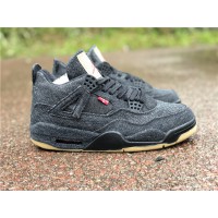 (Levi's Tag) x Air Jordan 4 Retro Levi's Black