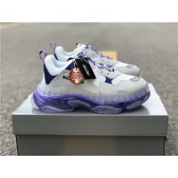 Balenciaga Triple S Clear Sole White/Purple