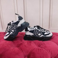 Dolce &Gabbana Daymaster Chunky-Sole Canvas Trainers Black multi