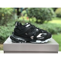Balenciaga Track Sneaker in Black Silver mesh and nylon
