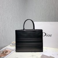 Dior Book Tote Black Calfskin