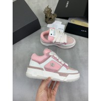 Amiri Leather, Suede and Mesh Sneakers
