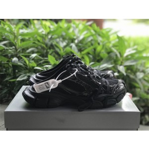 Balenciaga's 3XL Mules Sneaker in black mesh and polyurethane