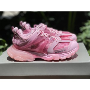 Balenciaga Track Clear Sole Sneaker Pink