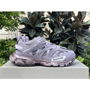 Balenciaga Track Sneaker In Purple Faded Mesh And Nylon