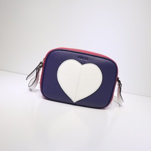 Gucci Leather Heart Messenger Bag