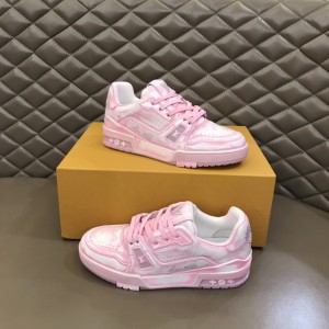 Louis Vuitton Trainer Monogram Pink Sneaker