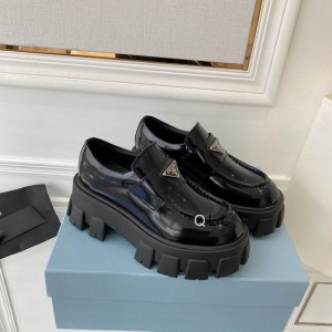 Prada Monolith platform loafers