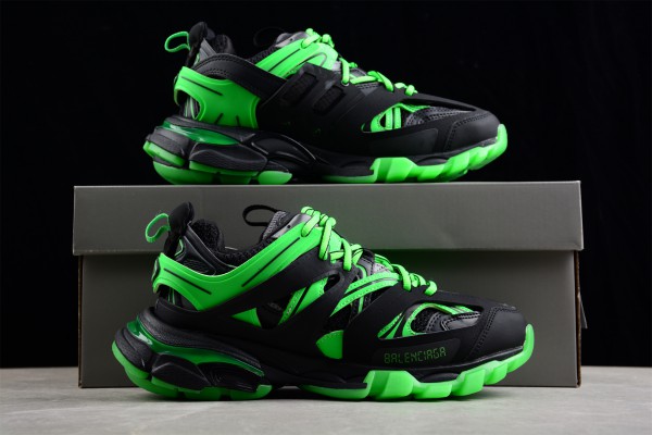 Balenciaga Track Sneaker Black - Green Glow