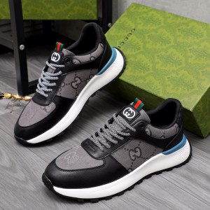 Gucci Black Grey Sneakers