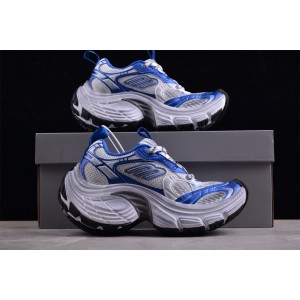 Balenciaga 10XL Sneaker in white and blue mesh, TPU and rubber