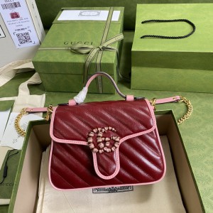 Gucci Marmont mini top handle bag